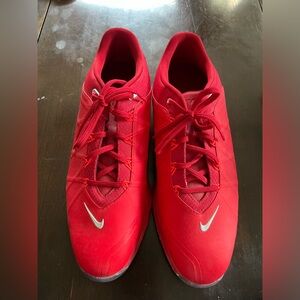 Nike golf shoes. Red, men size 11.